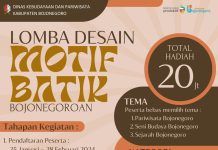 LOMBA DESAIN MOTIF BATIK BOJONEGOROAN