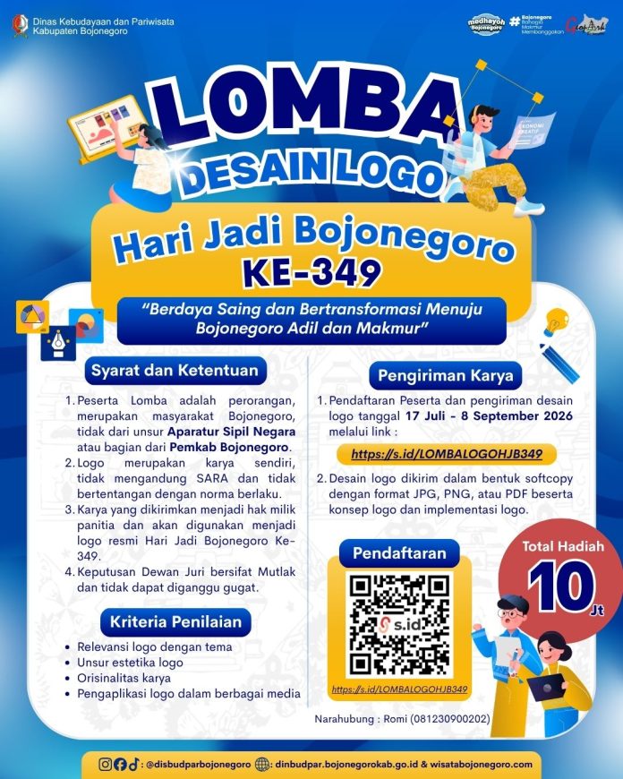 FLYER LOMBA LOGO HJB349